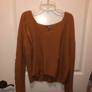 Charlotte Russe Distressed Sweater